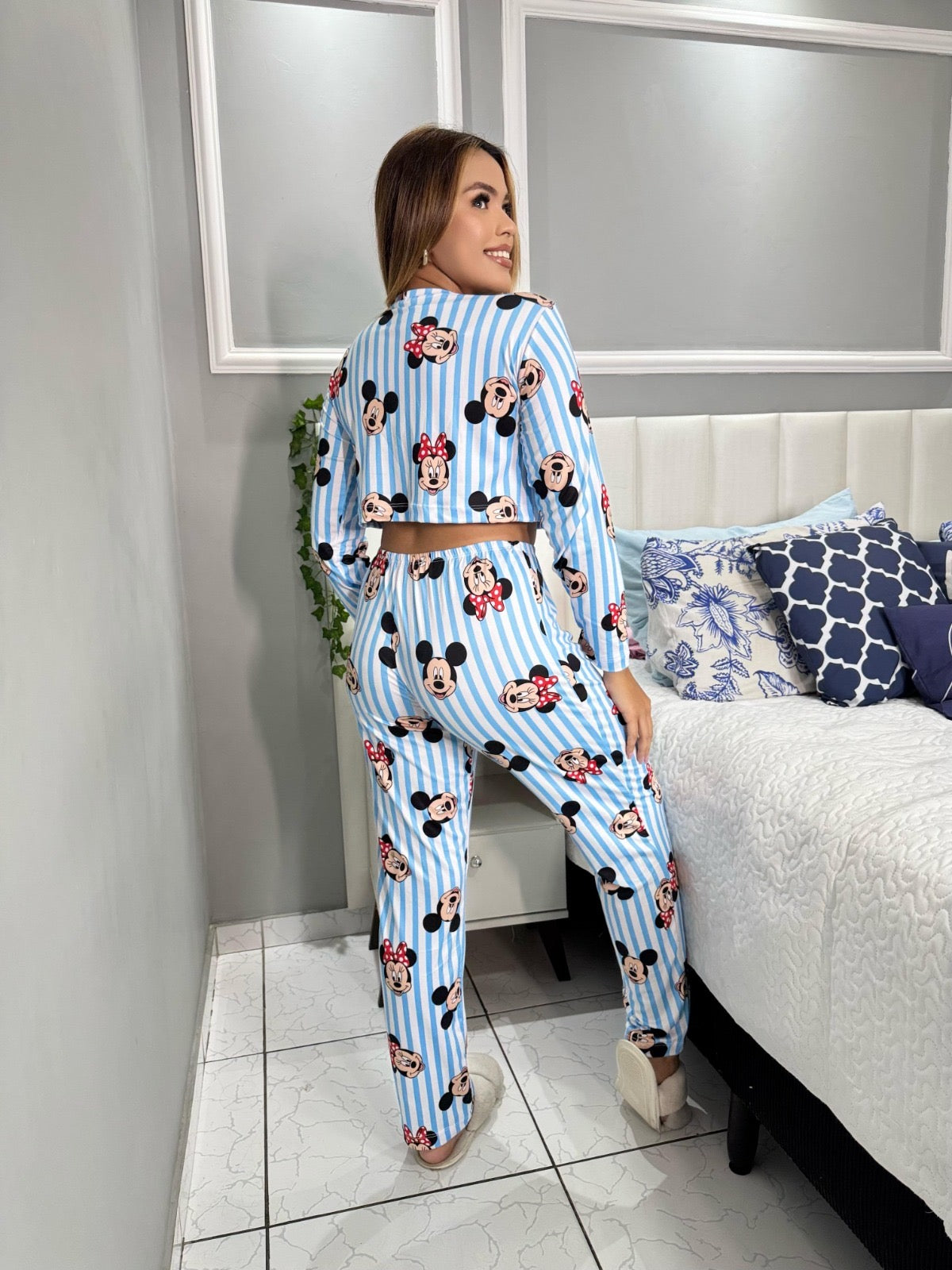 Pijama longo- Max cropped - Personagem