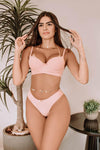 Conjunto Básico Trançado - Nude - Linha Light  - 1020