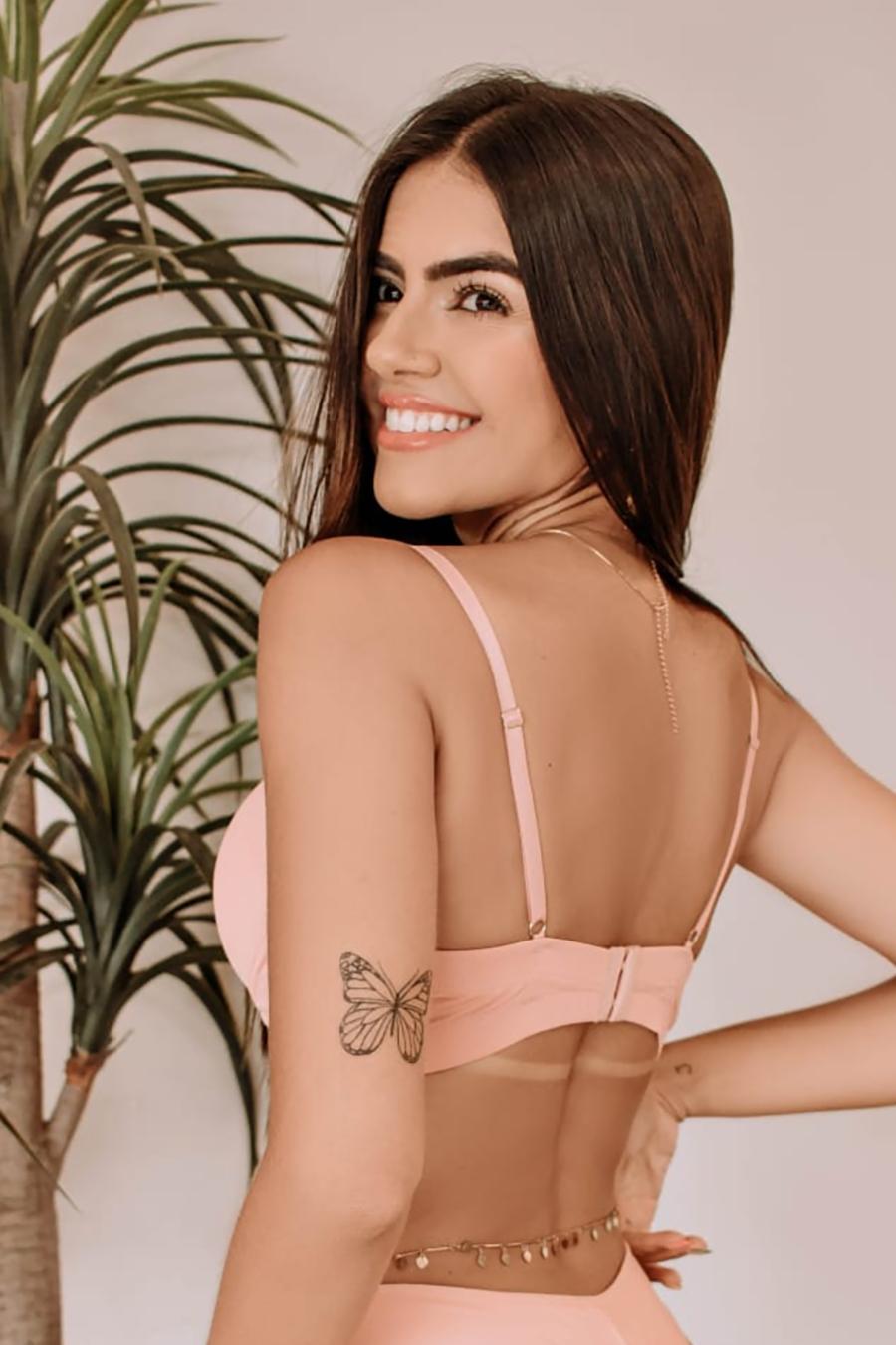 Conjunto Básico Trançado - Nude - Linha Light  - 1020