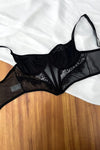 Sutiã Cropped Yasmin - Preto - 1087