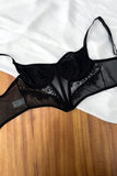 Sutiã Cropped Yasmin - Preto - 1087