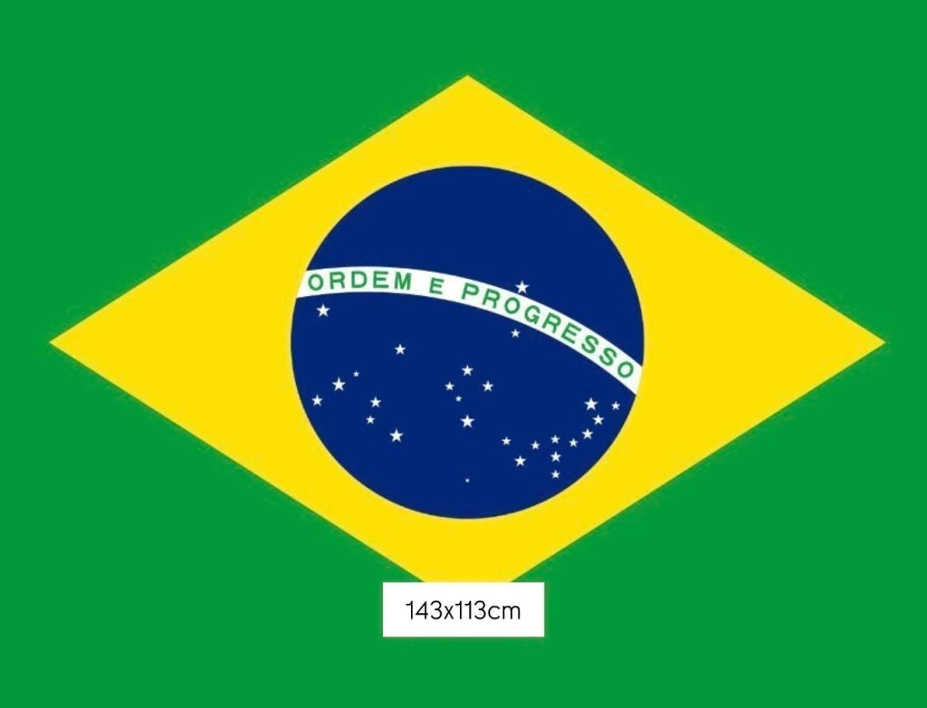 Canga grande Brasil - Pareô 143x113cm Bandeira do Brasil