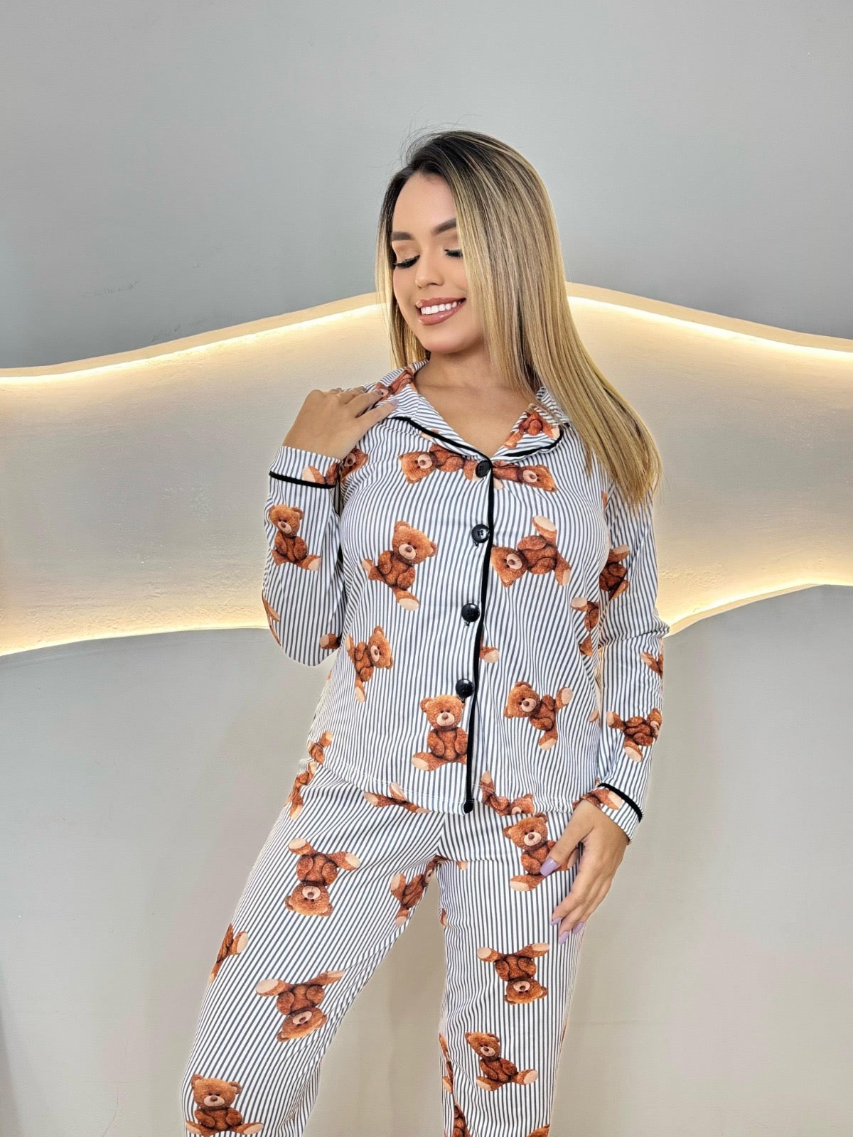 PIJAMA LONGO - AMERICANO - URSINHO