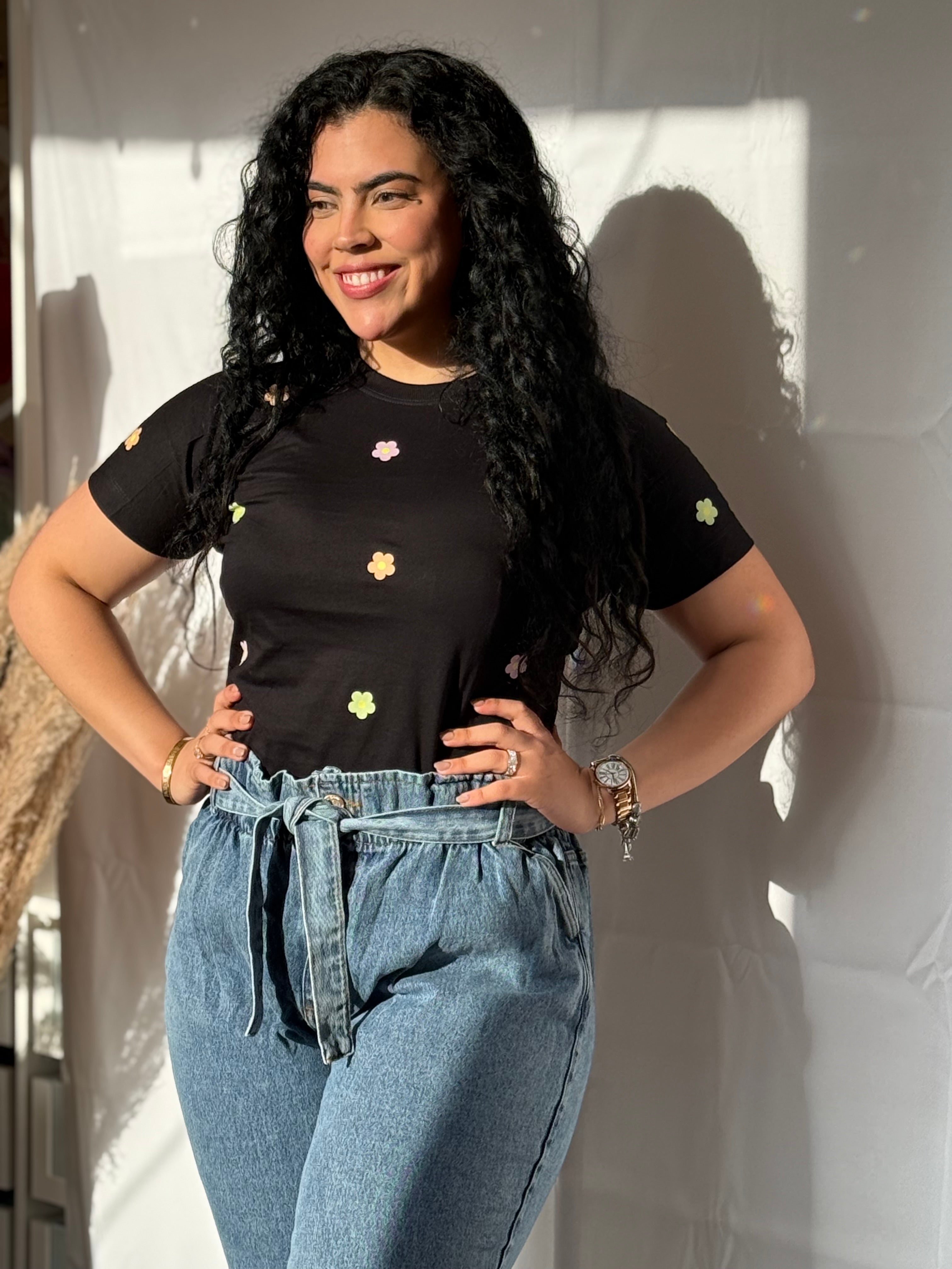T-shirt Tradicional - Estampa - Flor