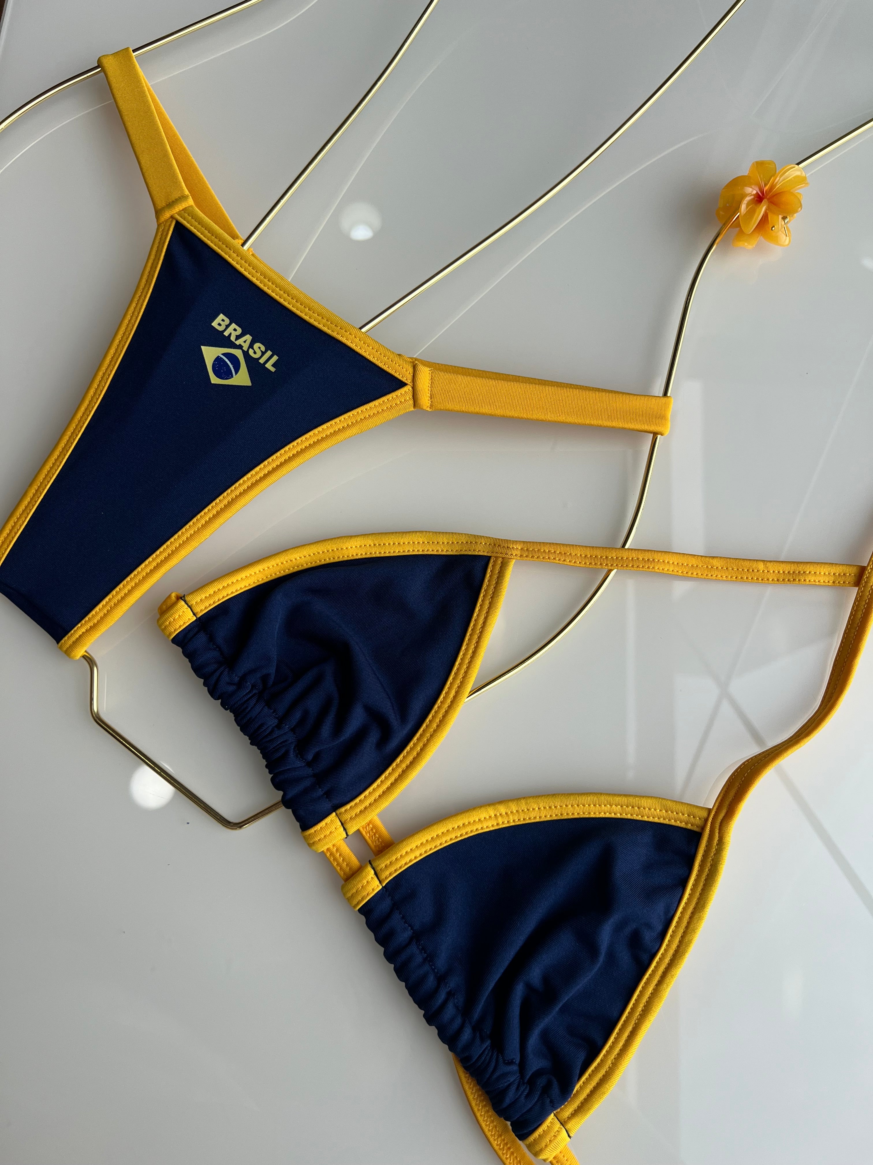 Biquíni Marquinha Perfeita - Fita -  Brasil - Azul Marinho