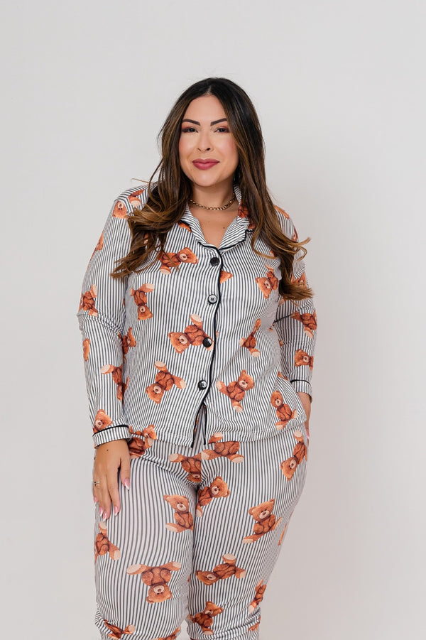 PIJAMA LONGO - AMERICANO - URSINHO