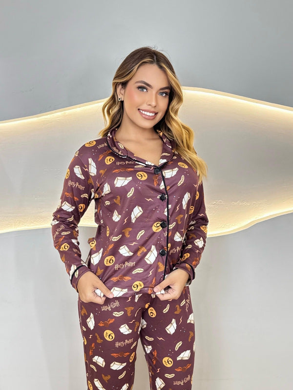 Pijama longo - Americano -Personagem mágico