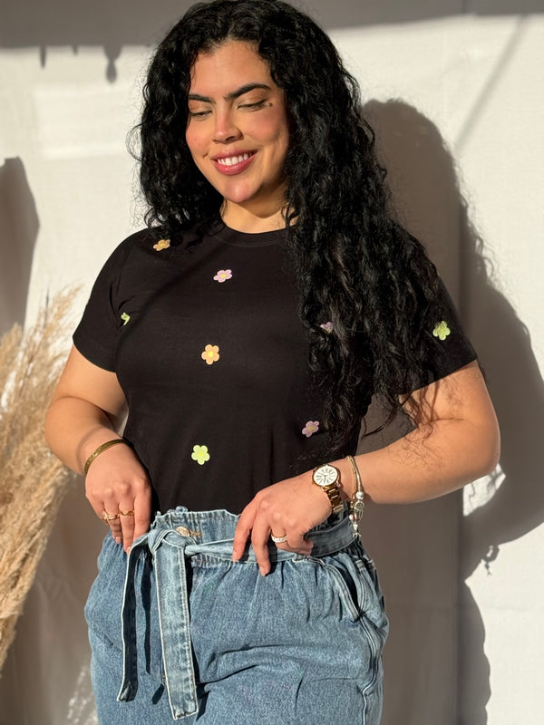 T-shirt Tradicional - Estampa - Flor