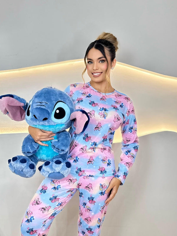 PIJAMA LONGO - STITCH E ANGEL