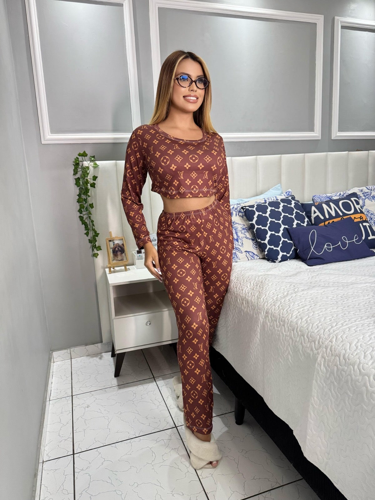 PIJAMA LONGO - MAX CROPPED - LOUIS VUITTON