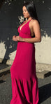 Vestido Longo - Coleção Boho - Cereja -  Fiorella
