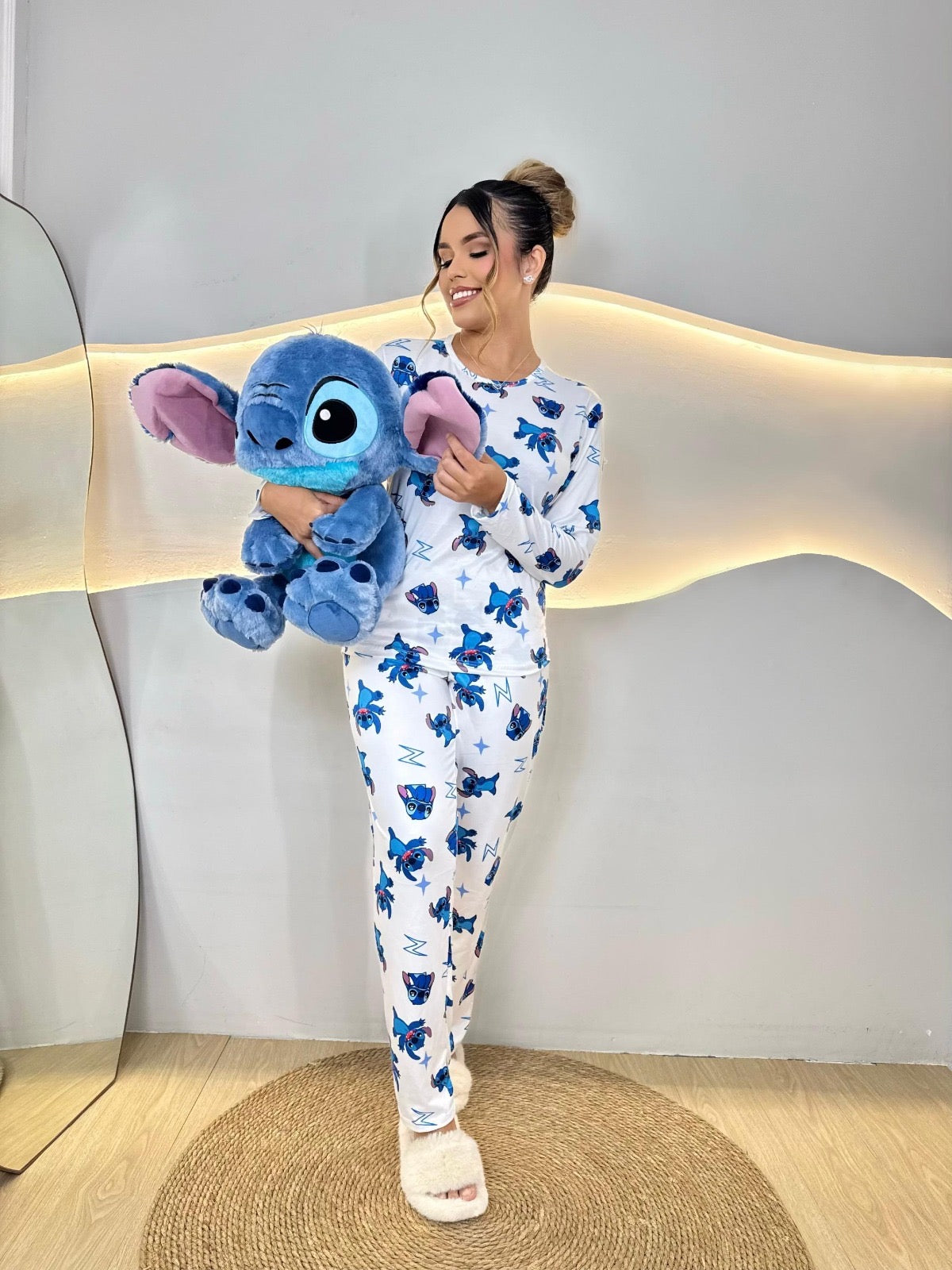 PIJAMA LONGO - STITCH VIRGÍNIA