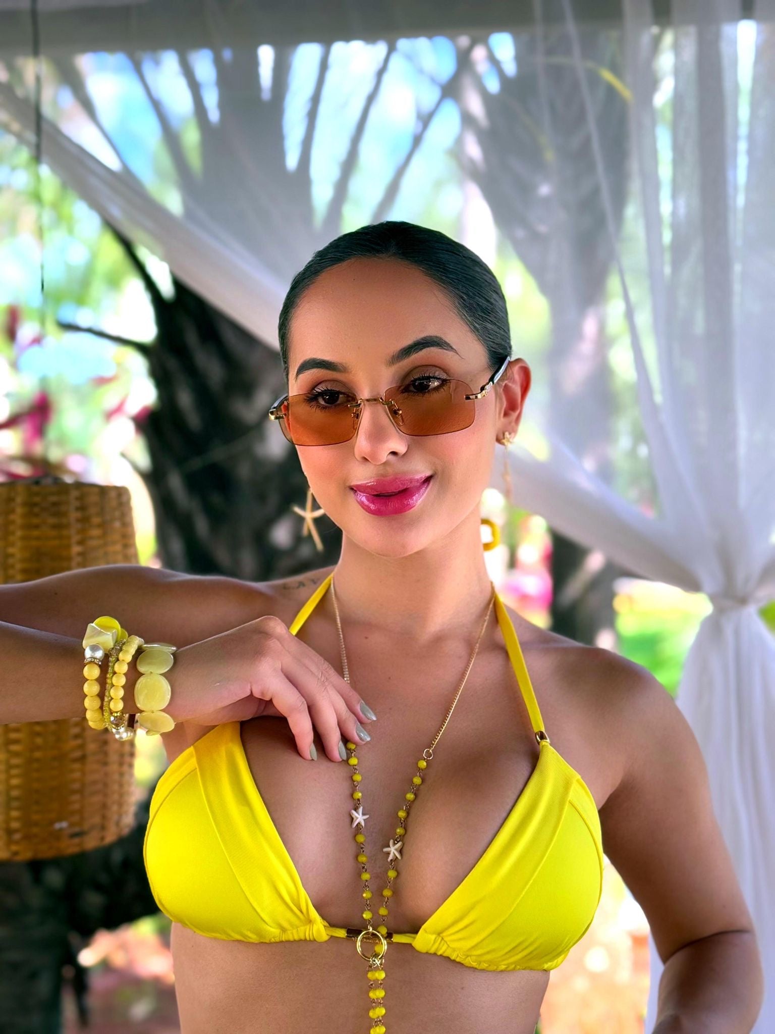 Biquíni Lux - Amarração - Amarelo