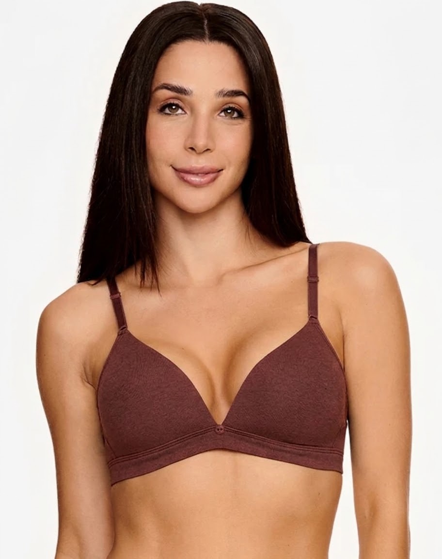 SUTIA TOP BOJO - TRIÂNGULO - CAFE- SEM AROS - REFERENCIA - ST 11 0021