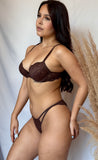 Conjunto Rendado - 1667 - Cacau