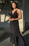 Vestido Longo - Coleção Boho - Preto -  Fiorella