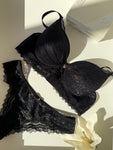 Conjunto Rendado - 1036 - Preto