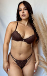 Conjunto Rendado - 1667 - Cacau