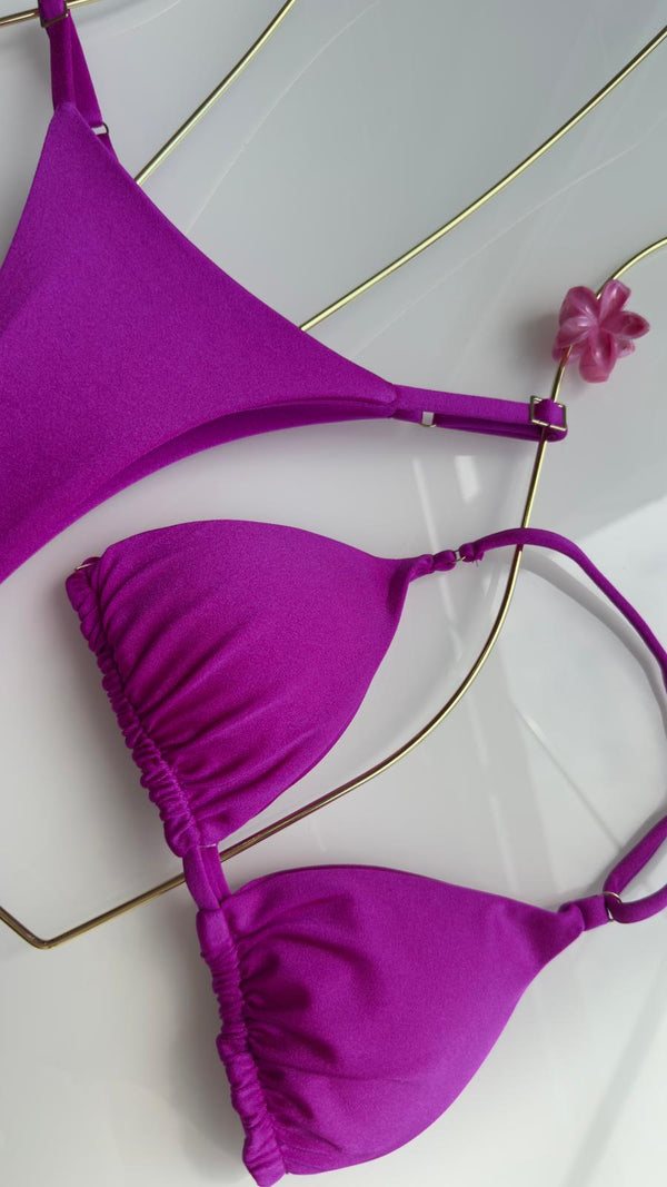 Biquíni Marquinha Perfeita - Fita com bojo - Fucsia