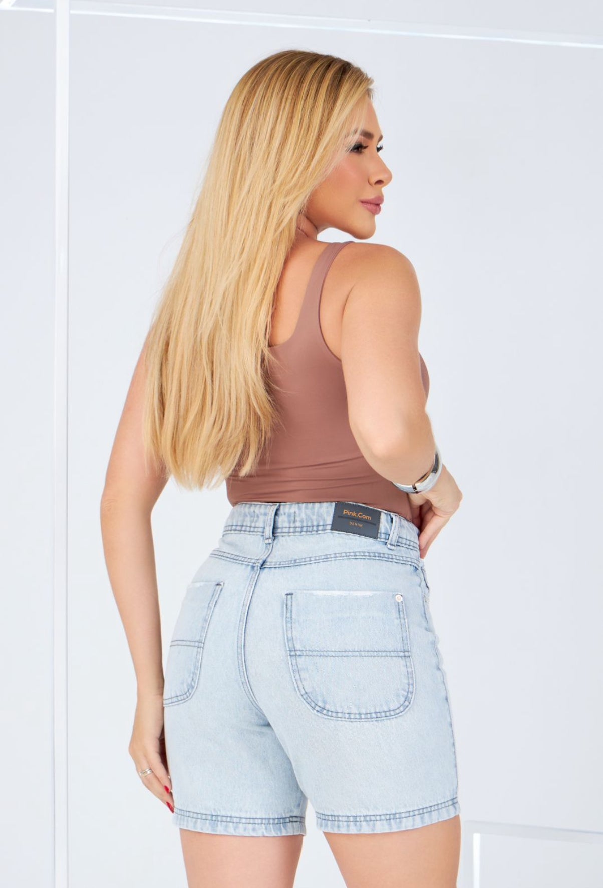 Short Jeans - Pedal Suellen - Claro