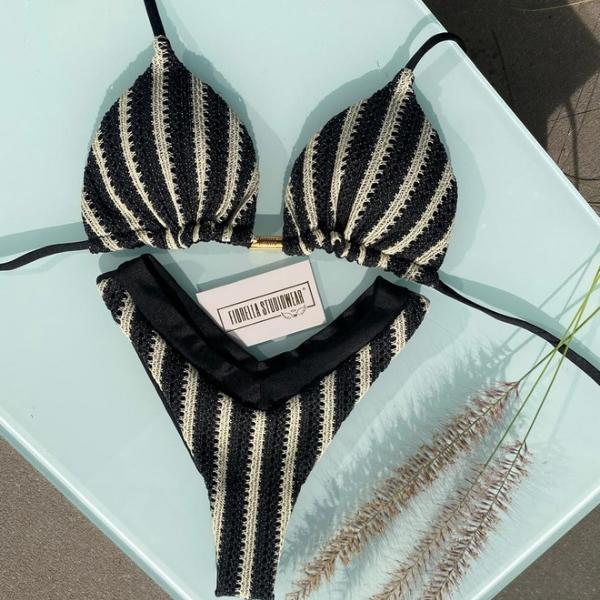 Biquíni Genova - Bali Preto/Nude - Fiorella