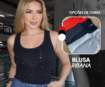 Blusa Ribana Com Brilho