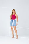 Short Jeans - Pedal Manu - Escuro