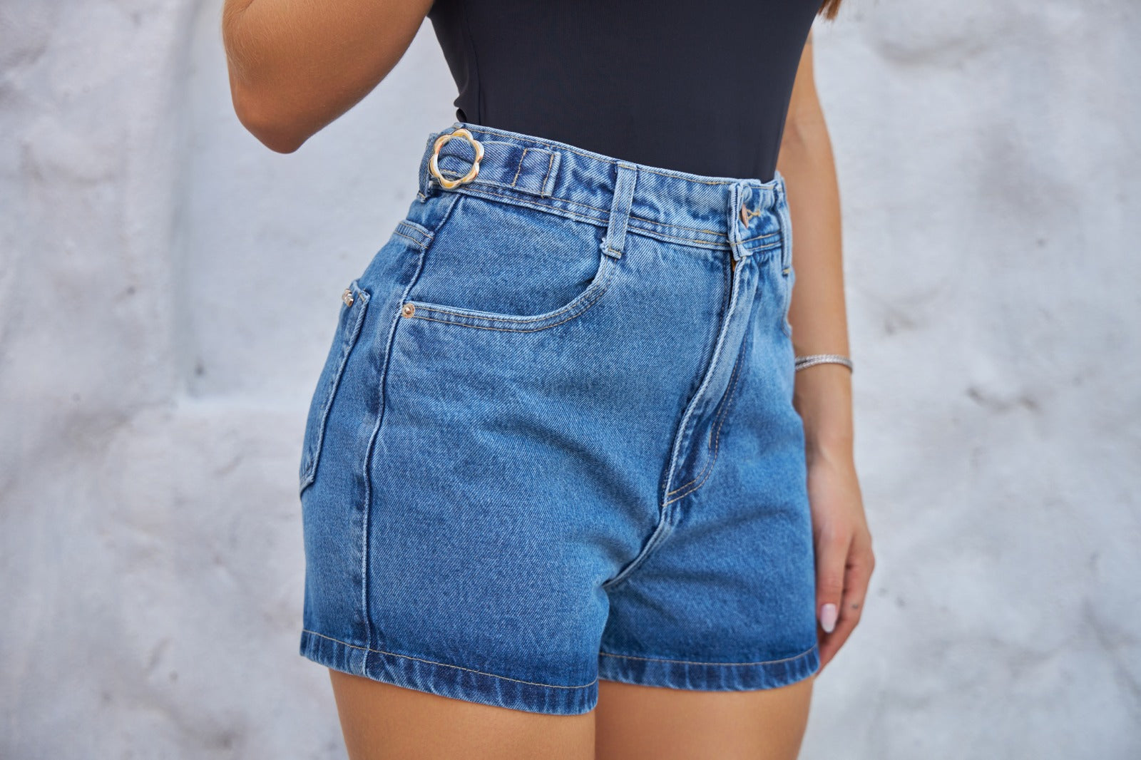 Short Jeans - Hot Florinda - Escuro