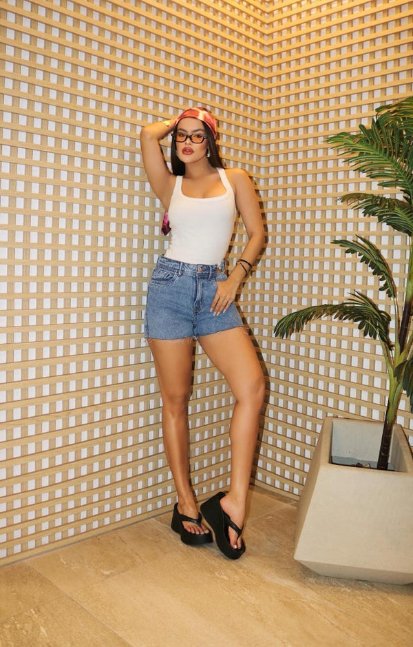 Short Jeans - Hot Love - Escuro