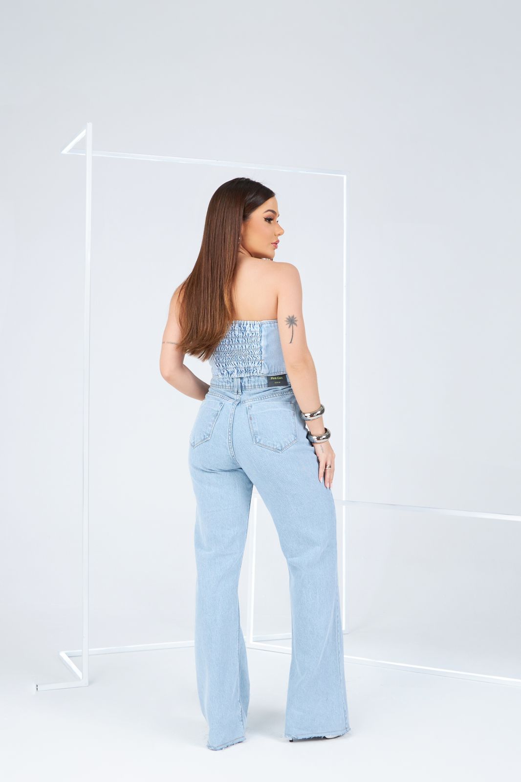 Calça Jeans - Valéria - Brilho Clara