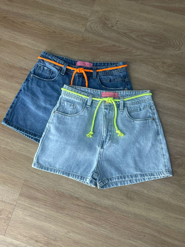 Short Jeans - Hot Ayla - Claro