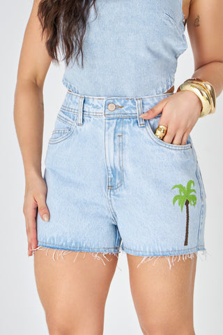 Short Jeans - Hot Coqueiro - Claro