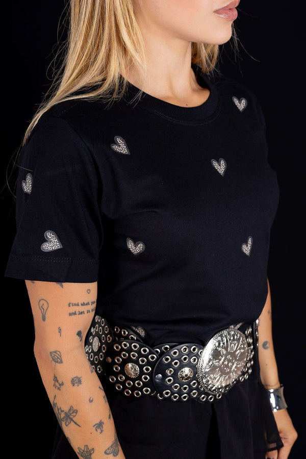 T-shirt Tradicional - Estampa - Coração