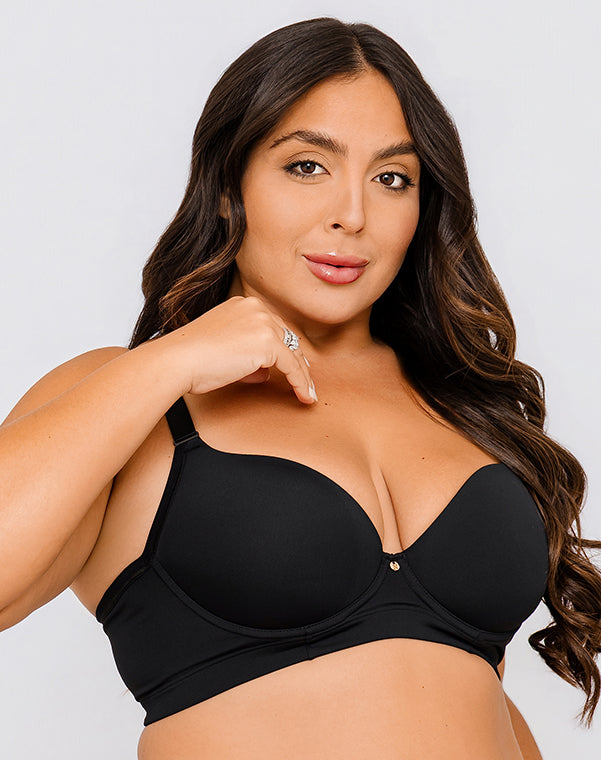 SUTIÃ PLUS - BOJO SOFT LISO - PRETO - REFERÊNCIA - SP 01 0015