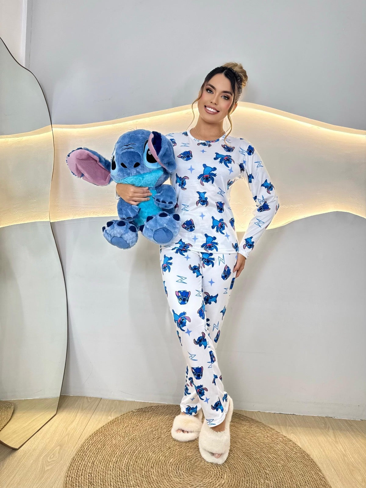 PIJAMA LONGO - STITCH VIRGÍNIA