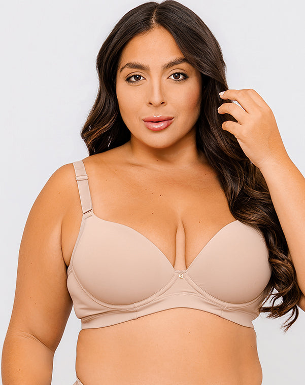 SUTIÃ PLUS - BOJO SOFT LISO - CHOCOLATE - REFERÊNCIA - SP 01 0015