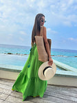 Vestido Longo - Coleção Boho - Verde -  Fiorella