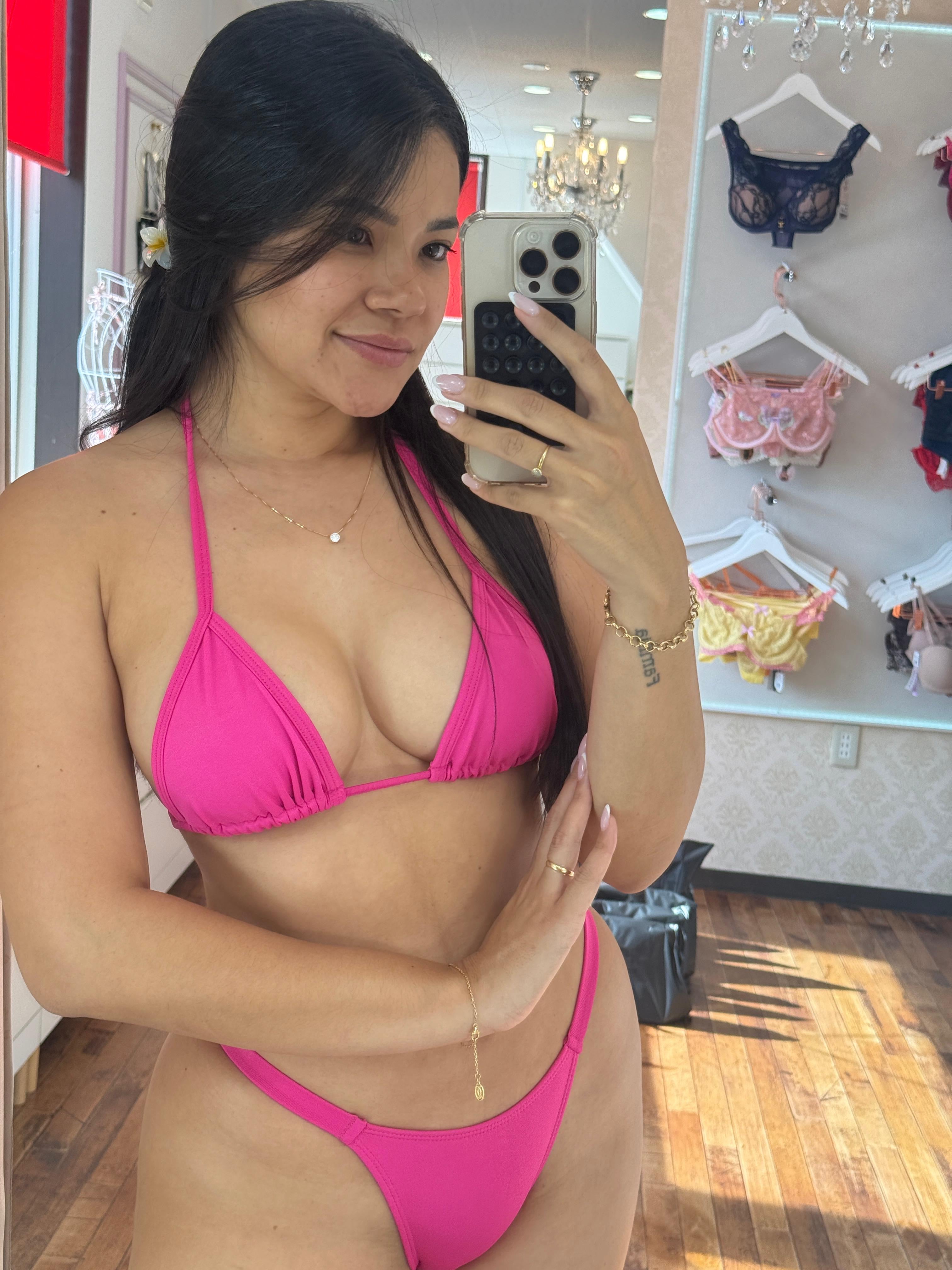 Biquíni Marquinha Perfeita - Fita -  Rosa Pink