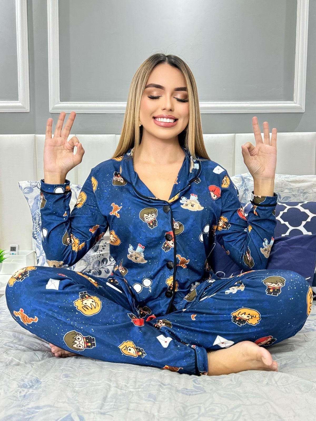 PIJAMA LONGO - AMERICANO - HARRY POTTER