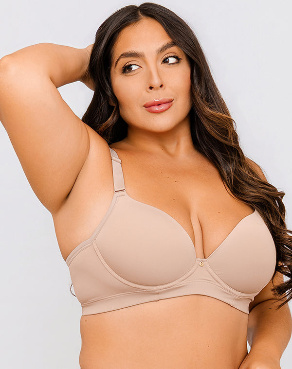 SUTIÃ PLUS - BOJO SOFT LISO - CHOCOLATE - REFERÊNCIA - SP 01 0015