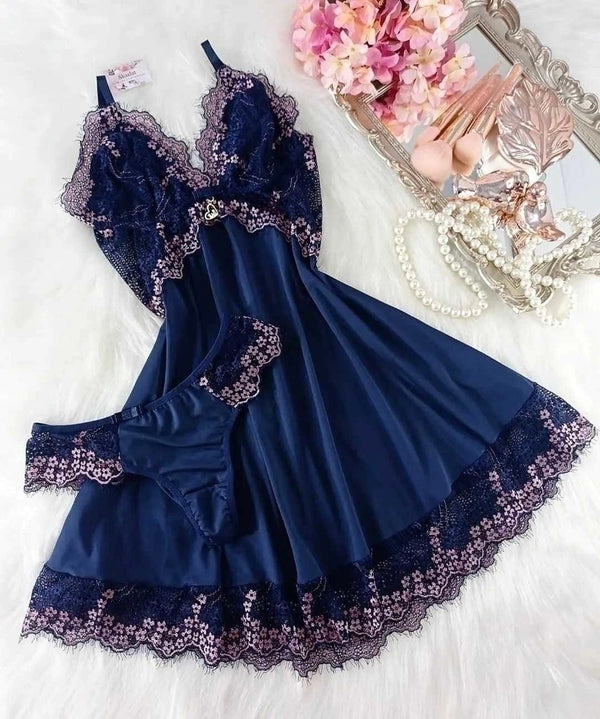 Camisola Ayme - Azul Marinho/Rosa